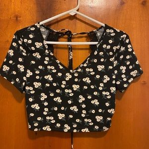 Floral crop top